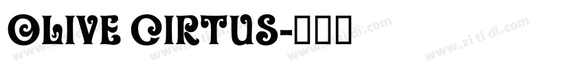 olive cirtus字体转换
